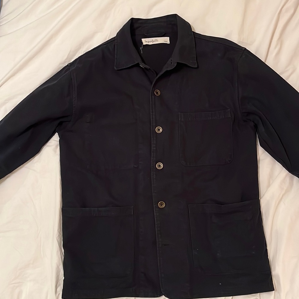 Imperfects Brand Cunningham Coat. Canvas. Black. American Made in San Diego.